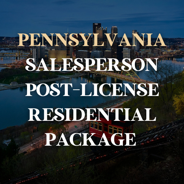 Pennsylvania Salesperson Post-License Residential