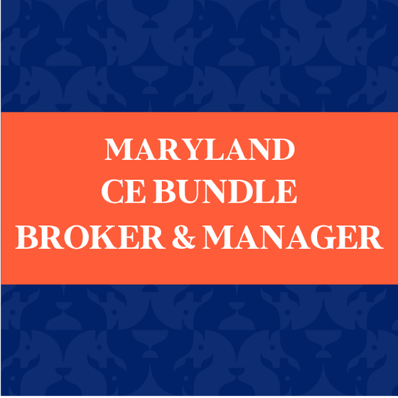 Maryland CE Bundle Broker & Manager