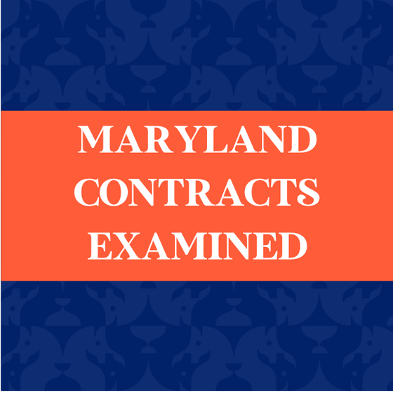 D/L Maryland Contracts Examined
